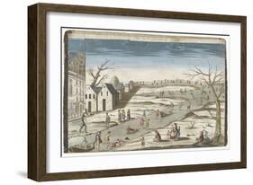 Vue de la glacière de Gentilly-null-Framed Giclee Print