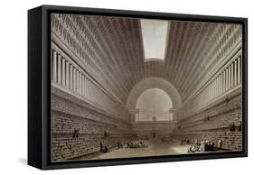 Vue de la Nouvelle Salle Projet?e pour l'Agrandissement de la Biblioth?que du Roi, c.1785-Etienne Louis Boullee-Framed Stretched Canvas