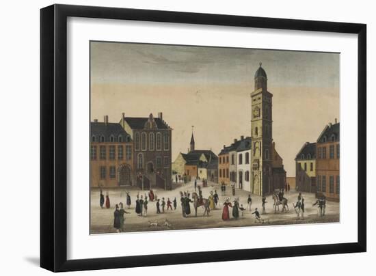 Vue de la place d'armes de Gravelines-null-Framed Giclee Print