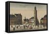 Vue de la place d'armes de Gravelines-null-Framed Stretched Canvas