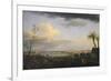 Vue de la rade d'Antibes-Claude Joseph Vernet-Framed Giclee Print