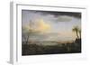 Vue de la rade d'Antibes-Claude Joseph Vernet-Framed Giclee Print