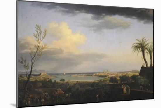 Vue de la rade d'Antibes-Claude Joseph Vernet-Mounted Giclee Print