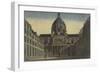 Vue de la Sorbonne prise de la cour-null-Framed Giclee Print