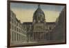 Vue de la Sorbonne prise de la cour-null-Framed Giclee Print