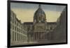 Vue de la Sorbonne prise de la cour-null-Framed Giclee Print