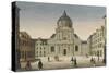 Vue de la Sorbonne vue de la place-null-Stretched Canvas