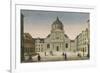 Vue de la Sorbonne vue de la place-null-Framed Giclee Print