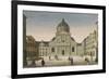 Vue de la Sorbonne vue de la place-null-Framed Giclee Print