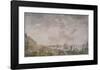 Vue de la Ville et du Port de Bordeaux-Claude Joseph Vernet-Framed Art Print