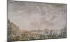 Vue de la Ville et du Port de Bordeaux-Claude Joseph Vernet-Mounted Art Print