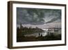 Vue De Larvik Au Clair De Lune, Norvege  Peinture De Johan Christian Clausen Dahl (1788-1857) 1839-Johan Christian Dahl-Framed Giclee Print