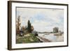 Vue De Meudon Du Pont De Sevres, 1866-Johan-Barthold Jongkind-Framed Giclee Print