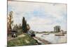 Vue De Meudon Du Pont De Sevres, 1866-Johan-Barthold Jongkind-Mounted Giclee Print