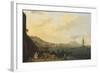 Vue de Naples avec le Vésuve-Claude Joseph Vernet-Framed Giclee Print