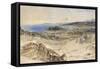 Vue de Nice-Paul Huet-Framed Stretched Canvas