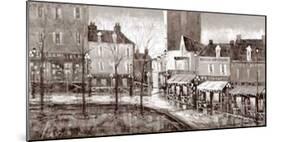 Vue de Paris, Place du Tertre-Aleksandre Kukolj-Mounted Art Print