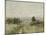 Vue de plaine à Argenteuil, côteaux de Sannois-Claude Monet-Mounted Giclee Print