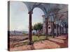Vue De Rome (Italie) Depuis L'eglise Sant Onofrio (View from Sant'onofrio on Rome) - Oeuvre De Rudo-Rudolph von Alt-Stretched Canvas