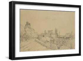 Vue de Rome prise du Pincio-Victor Baltard-Framed Giclee Print