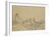 Vue de Rome prise du Pincio-Victor Baltard-Framed Giclee Print