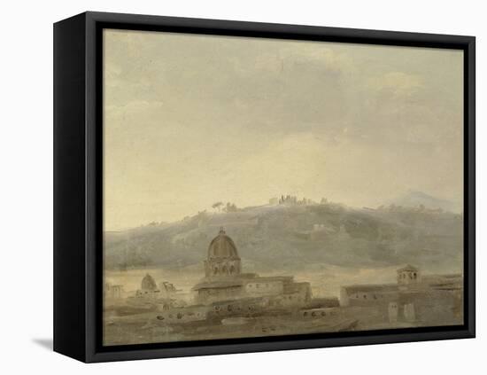 Vue de Rome-Pierre Henri de Valenciennes-Framed Stretched Canvas