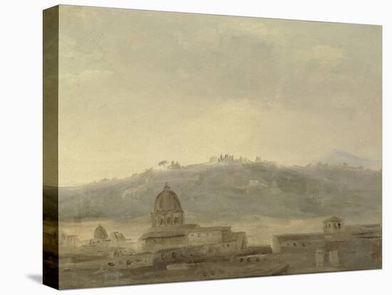 Vue de Rome-Pierre Henri de Valenciennes-Stretched Canvas