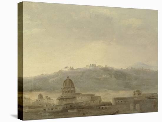 Vue de Rome-Pierre Henri de Valenciennes-Stretched Canvas