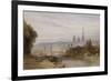 Vue de Rouen-William Callow-Framed Giclee Print