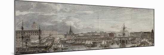 Vue de Stockholm-Louis Jean Desprez-Mounted Giclee Print