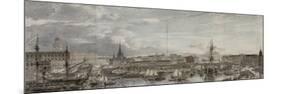 Vue de Stockholm-Louis Jean Desprez-Mounted Giclee Print