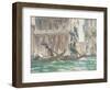 Vue de Venise (sur le canal), vers 1906-John Singer Sargent-Framed Giclee Print