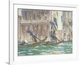 Vue de Venise (sur le canal), vers 1906-John Singer Sargent-Framed Giclee Print