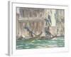 Vue de Venise (sur le canal), vers 1906-John Singer Sargent-Framed Giclee Print