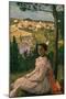 Vue De Village (View of Castelnau Village, France), 1868-Frederic Bazille-Mounted Giclee Print