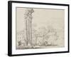 Vue du Campo Vaccino-Joseph Marie Vien-Framed Giclee Print