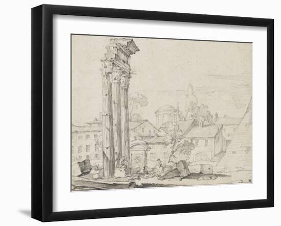 Vue du Campo Vaccino-Joseph Marie Vien-Framed Giclee Print