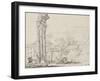 Vue du Campo Vaccino-Joseph Marie Vien-Framed Giclee Print