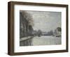 Vue du canal Saint-Martin, Paris-Alfred Sisley-Framed Giclee Print