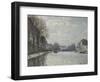 Vue du canal Saint-Martin, Paris-Alfred Sisley-Framed Giclee Print