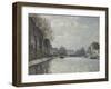 Vue du canal Saint-Martin, Paris-Alfred Sisley-Framed Giclee Print