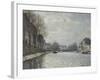 Vue du canal Saint-Martin, Paris-Alfred Sisley-Framed Giclee Print