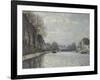 Vue du canal Saint-Martin, Paris-Alfred Sisley-Framed Giclee Print