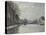 Vue du canal Saint-Martin, Paris-Alfred Sisley-Stretched Canvas