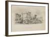 Vue du château de Pau depuis l'ouest-null-Framed Giclee Print