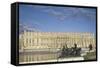 Vue du château de Versailles côté parc (corps principal)-null-Framed Stretched Canvas