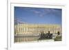 Vue du château de Versailles côté parc (corps principal)-null-Framed Giclee Print