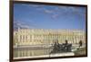 Vue du château de Versailles côté parc (corps principal)-null-Framed Giclee Print