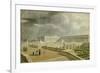 Vue du château de Versailles et de l'Orangerie depuis les Cent Marches sous Louis-Philippe-null-Framed Giclee Print