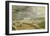 Vue du château de Versailles et de l'Orangerie depuis les Cent Marches sous Louis-Philippe-null-Framed Giclee Print